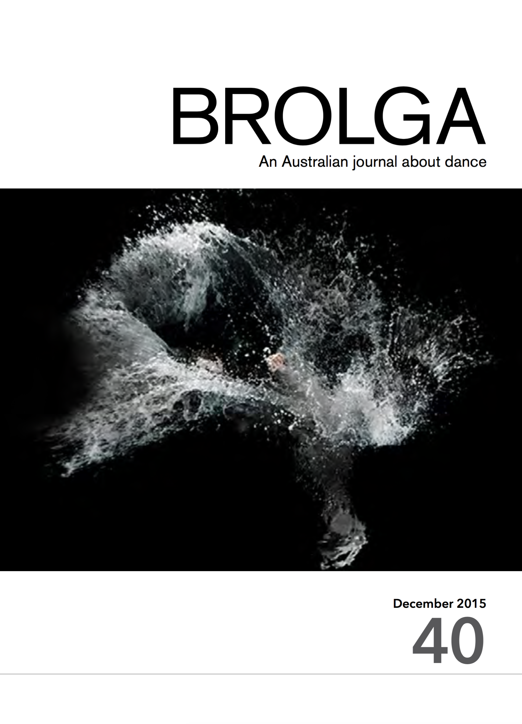 Journal article “Improcinemania” published in Brolga 40